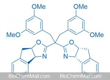 (3aS,3a'S,8aR,8a'R)-2,2'-(1,3-Bis(3,5-dimethoxyphenyl)propane-2,2-diyl)bis(3a,8a-dihydro-8H-indeno[1,2-d]oxazole)