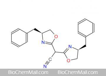 2,2-bis[(4S)-4-benzyl-4,5-dihydro-1,3-oxazol-2-yl]acetonitrile