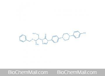 1-((2S,3S)-2-(Benzyloxy)pentan-3-yl)-4-(4-(4-(4-hydroxyphenyl)piperazin-1-yl)phenyl)-1H-1,2,4-triazol-5(4H)-one