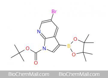 tert-butyl 5-bromo-3-(4,4,5,5-tetramethyl-1,3,2-dioxaborolan-2-yl)pyrrolo[2,3-b]pyridine-1-carboxylate