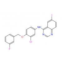 N-[3-chloro-4-[(3-fluorophenyl)methoxy]phenyl]-6-iodoquinazolin-4-amine
