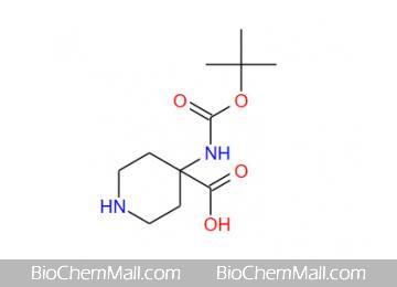 4-[(2-methylpropan-2-yl)oxycarbonylamino]piperidine-4-carboxylic acid