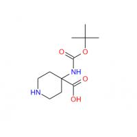 4-[(2-methylpropan-2-yl)oxycarbonylamino]piperidine-4-carboxylic acid